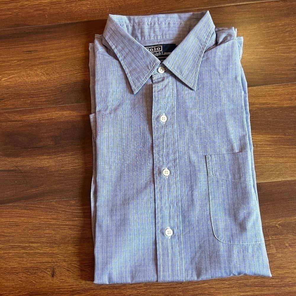 POLO  by RALPH LAUREN Dress Shirt size 16.5 32/33